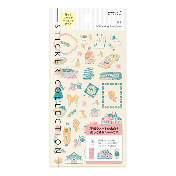 Midori Country Motif Stickers
