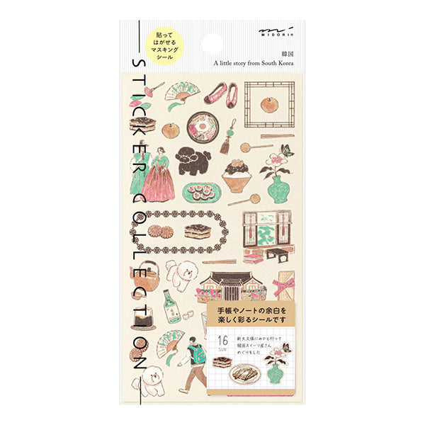 Midori Country Motif Stickers