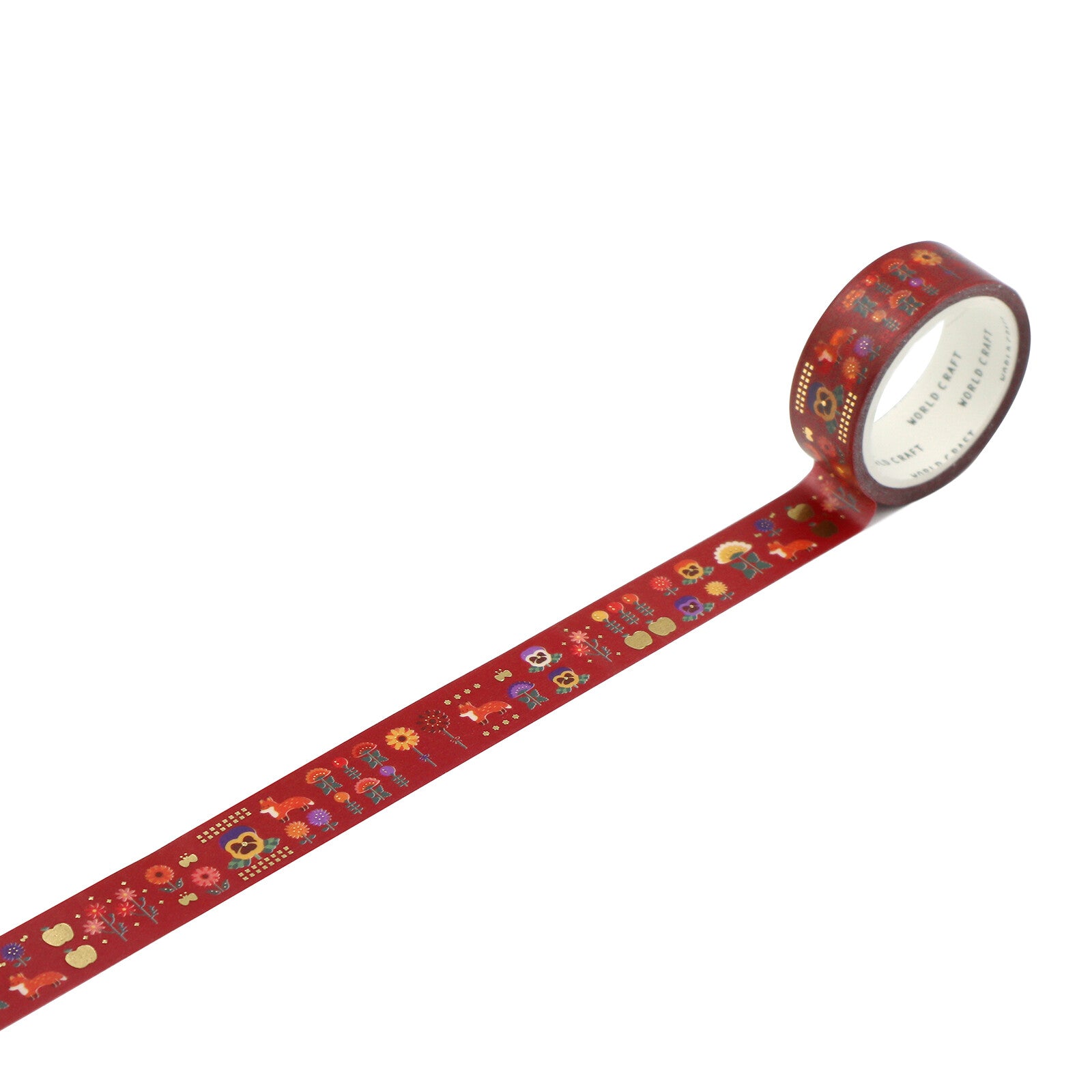 World Craft Washi Tape - Autumn Foil Detail