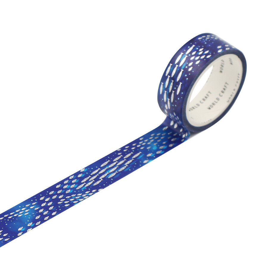 World Craft Washi Tape - Aquarium Foil Detail
