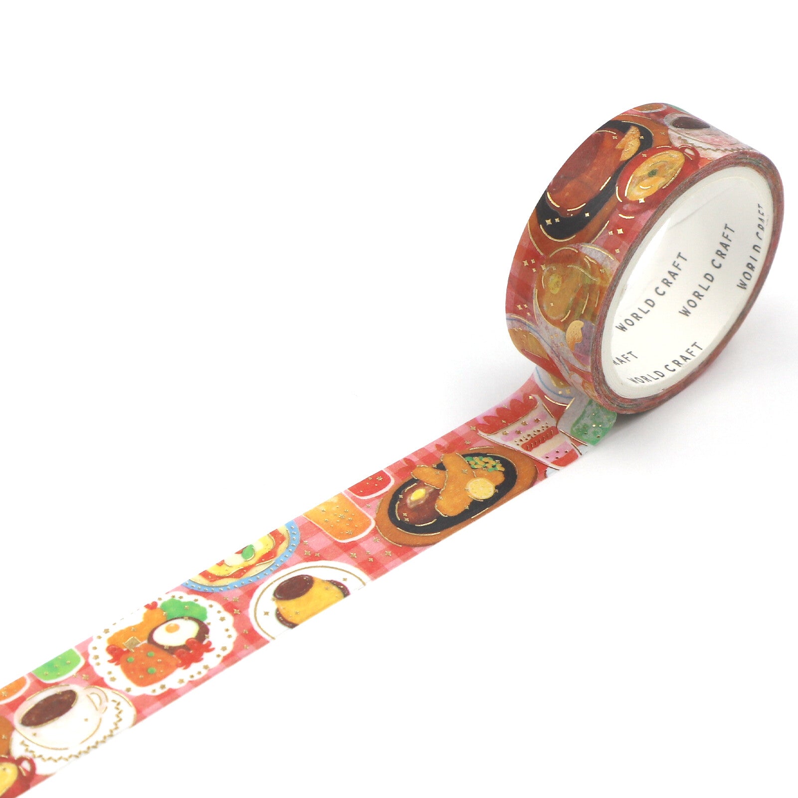 World Craft Washi Tape -  Restaurant Foil Detail