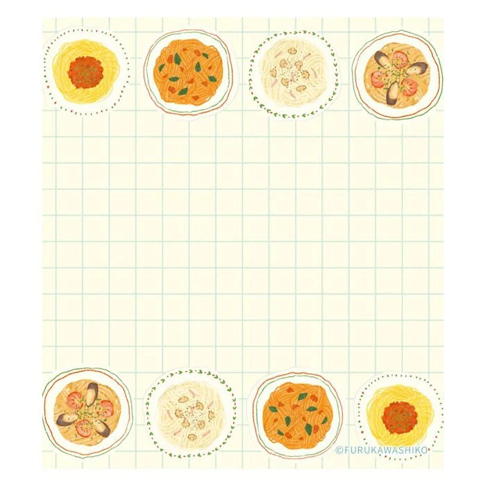 Furukawa Shiko 古川紙工 Memo Pad - Pasta Doggie