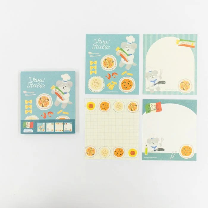Furukawa Shiko 古川紙工 Memo Pad - Pasta Doggie