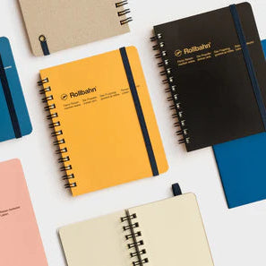 Delfonics Rollbahn Spiral Bound Notebook -Grid A5