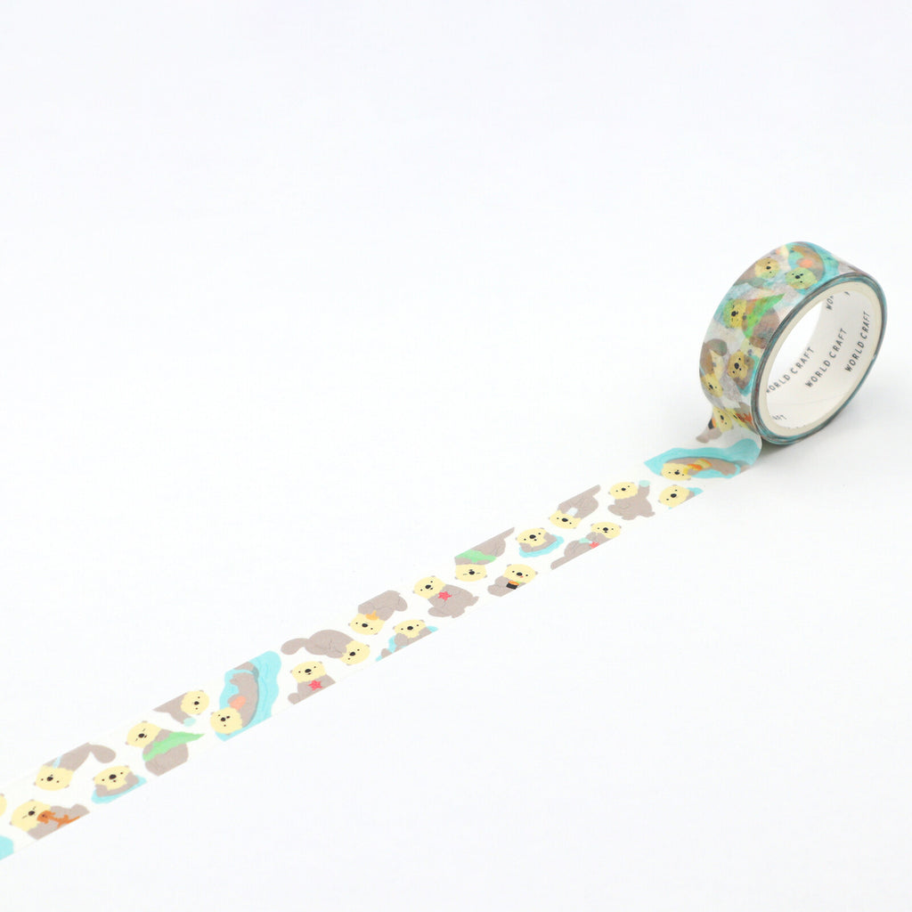 World Craft Washi Tape - Sea Otter Pattern