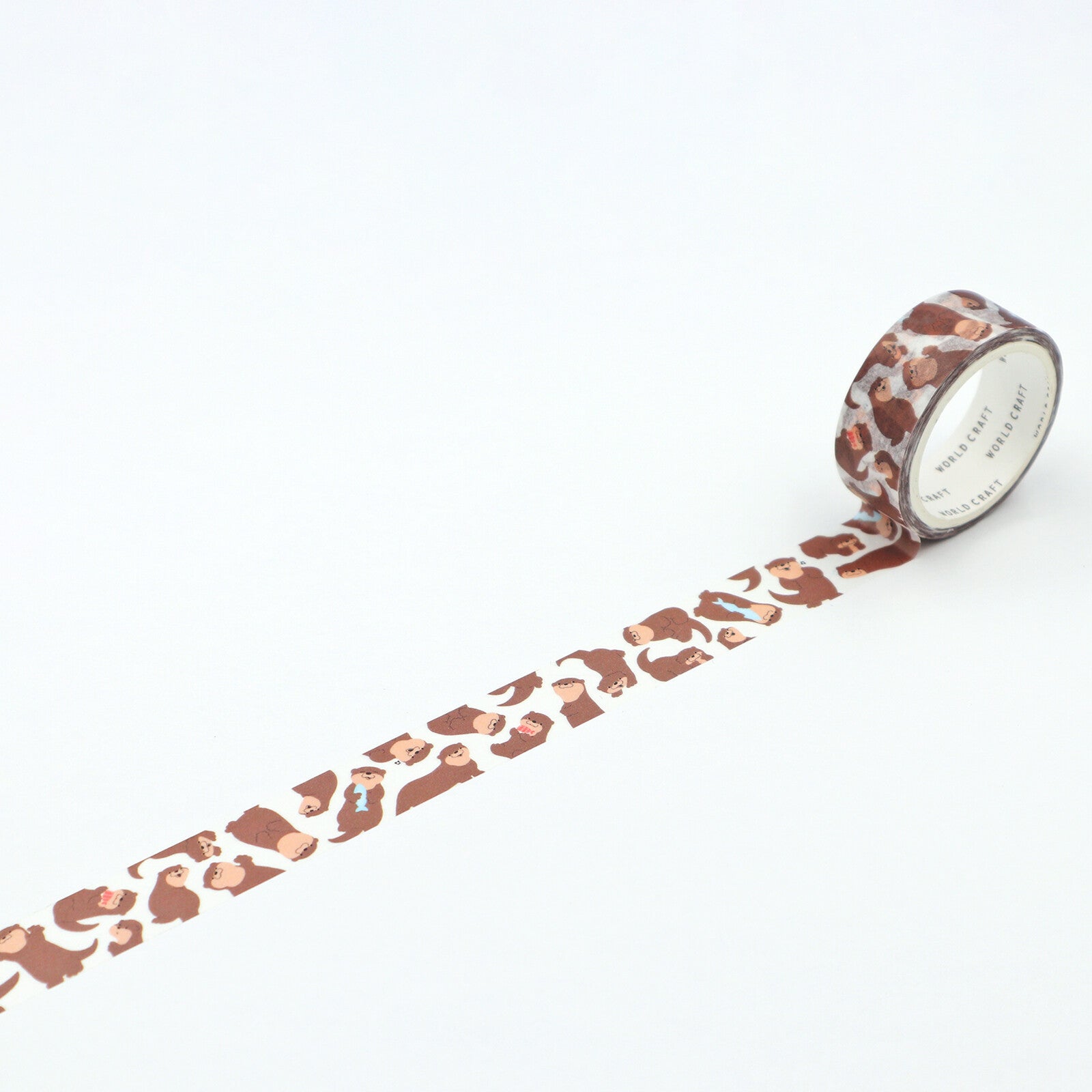 World Craft Washi Tape - Otter Pattern