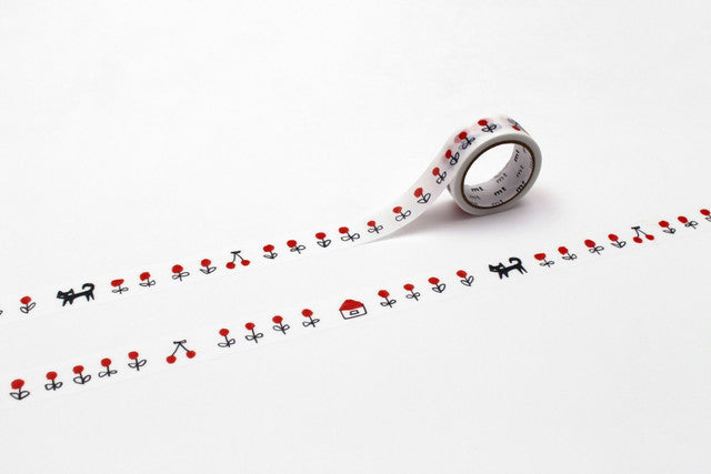 MT Washi Tape – Makoto Matsubayashi Collection Black Cat