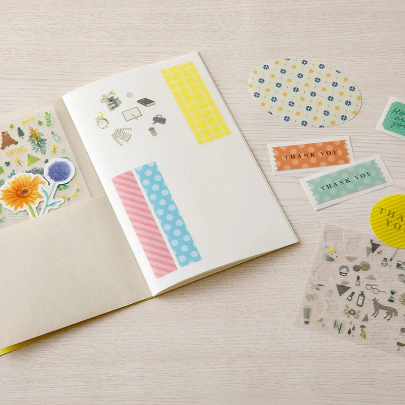 Midori Peelable Sticker Book - 20 Pages