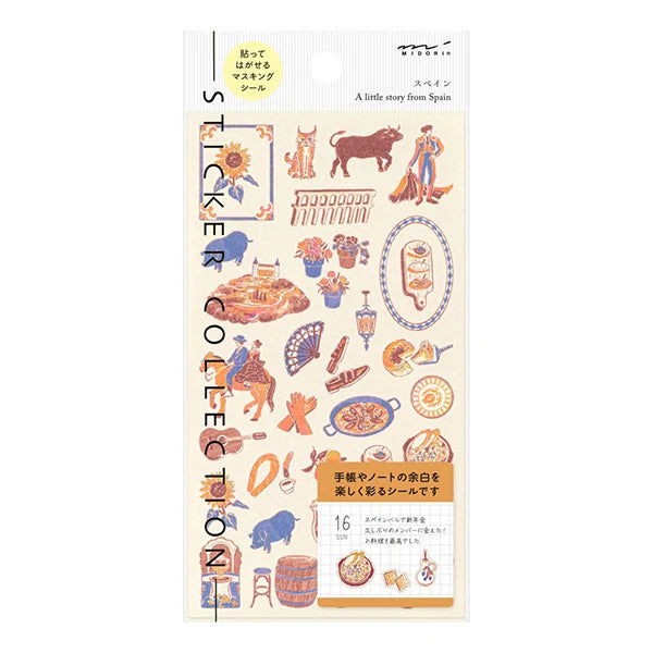 Midori Country Motif Stickers