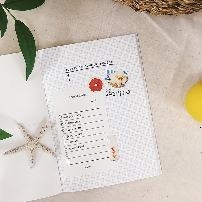 Suatelier Design Notebook - 1909/1910 Weekly Note