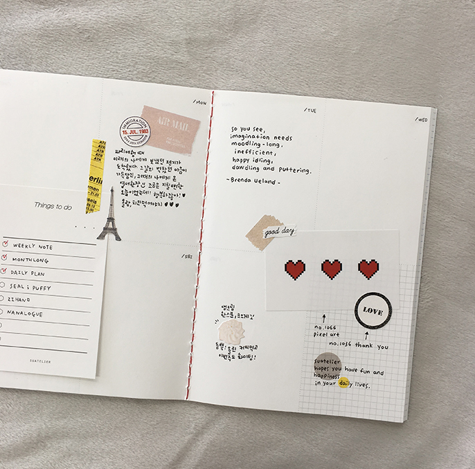 Suatelier Design Notebook - 1909/1910 Weekly Note