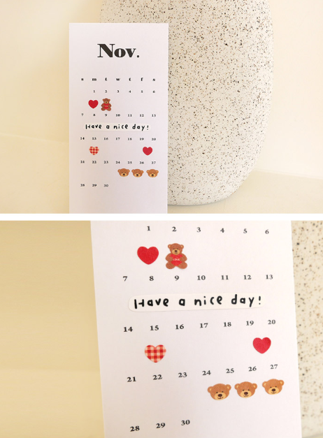 Suatelier Design Mini Series Stickers - Teddy Deco. 04