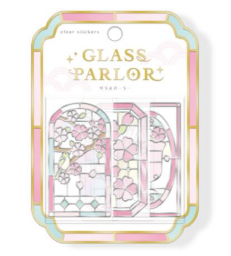 Q-Lia Glass Parlor Clear Stickers - Sakura