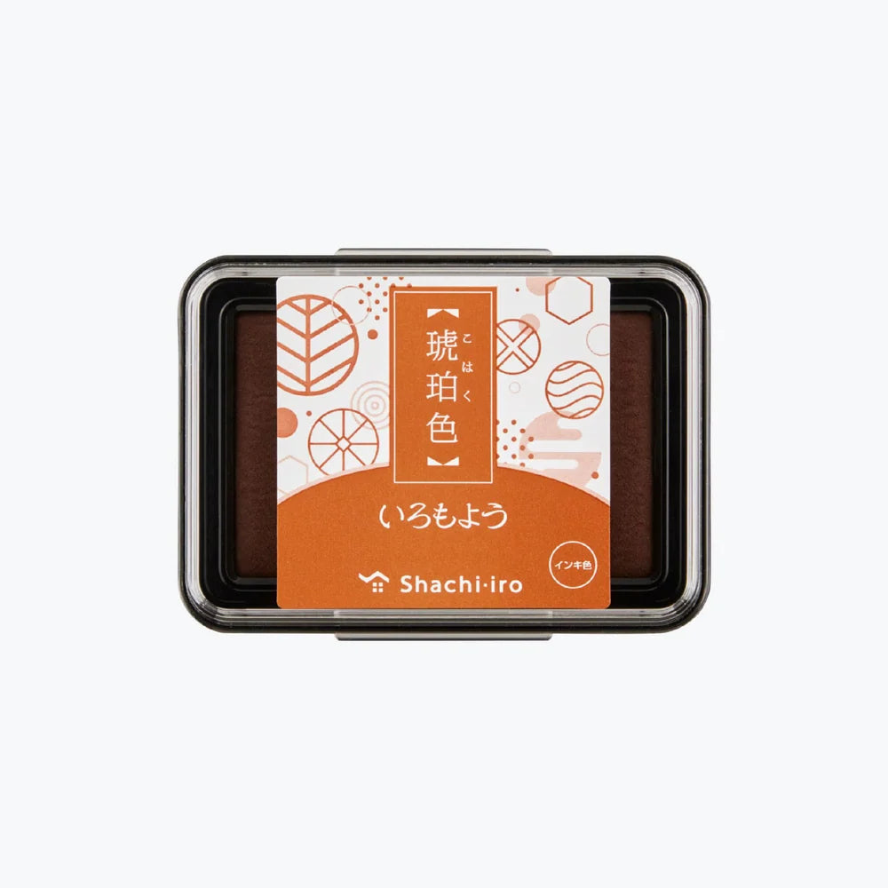 Shachihata Iromoyo Ink Pad – Amber (琥珀色) HAC-1-AB