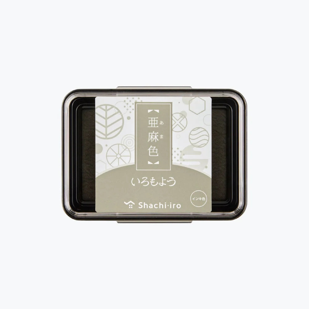 Shachihata Iromoyo Ink Pad – Linen (亞麻色) HAC-1-PGR