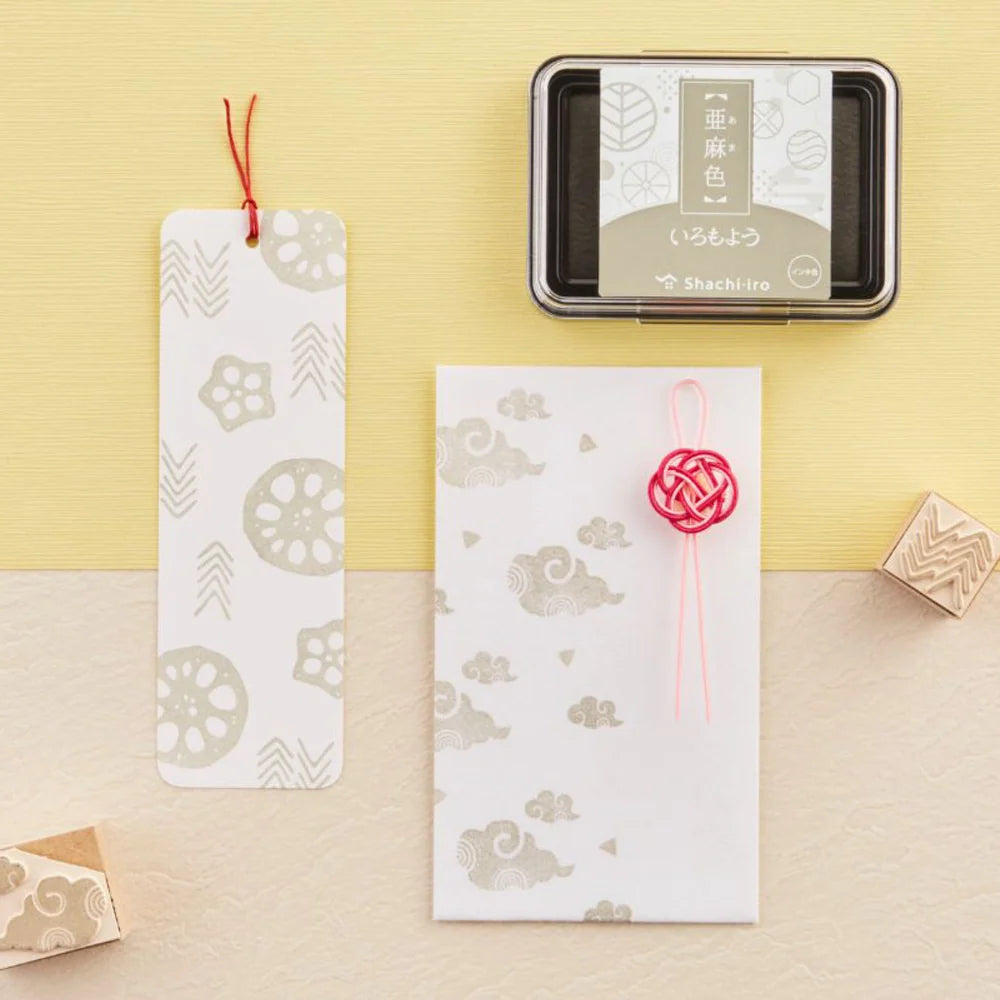 Shachihata Iromoyo Ink Pad – Linen (亞麻色) HAC-1-PGR