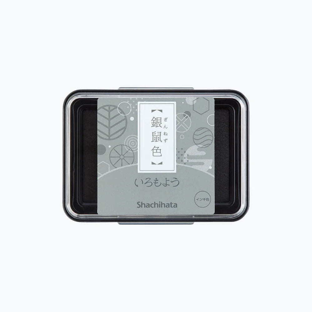 Shachihata Iromoyo Ink Pad – Sliver Grey (銀鼠色) HAC-1-GR