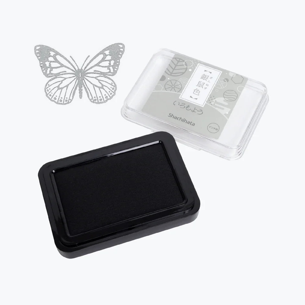 Shachihata Iromoyo Ink Pad – Sliver Grey (銀鼠色) HAC-1-GR