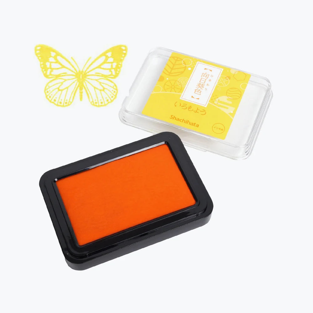 Shachihata Iromoyo Ink Pad – Sunflower Yellow (向日葵色) HAC-1-Y