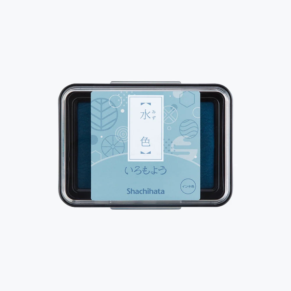 Shachihata Iromoyo Ink Pad – Light Blue (水色) HAC-1-PB