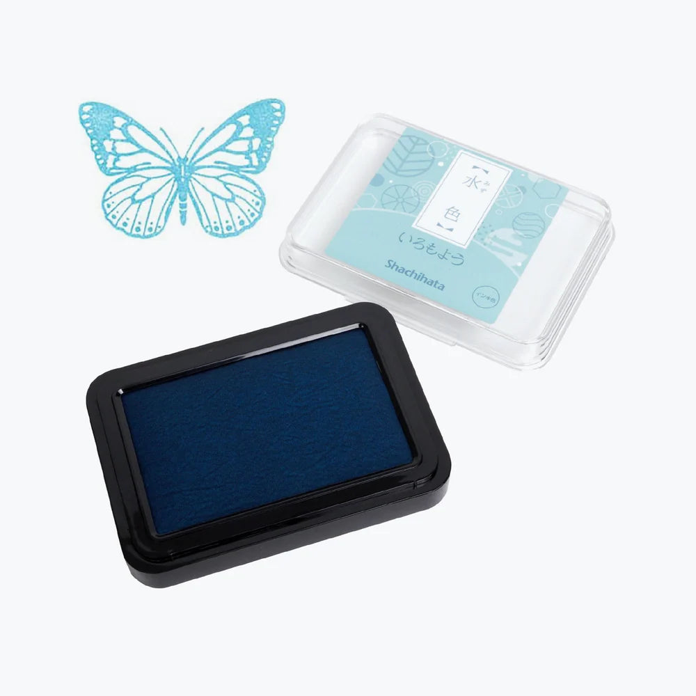 Shachihata Iromoyo Ink Pad – Light Blue (水色) HAC-1-PB