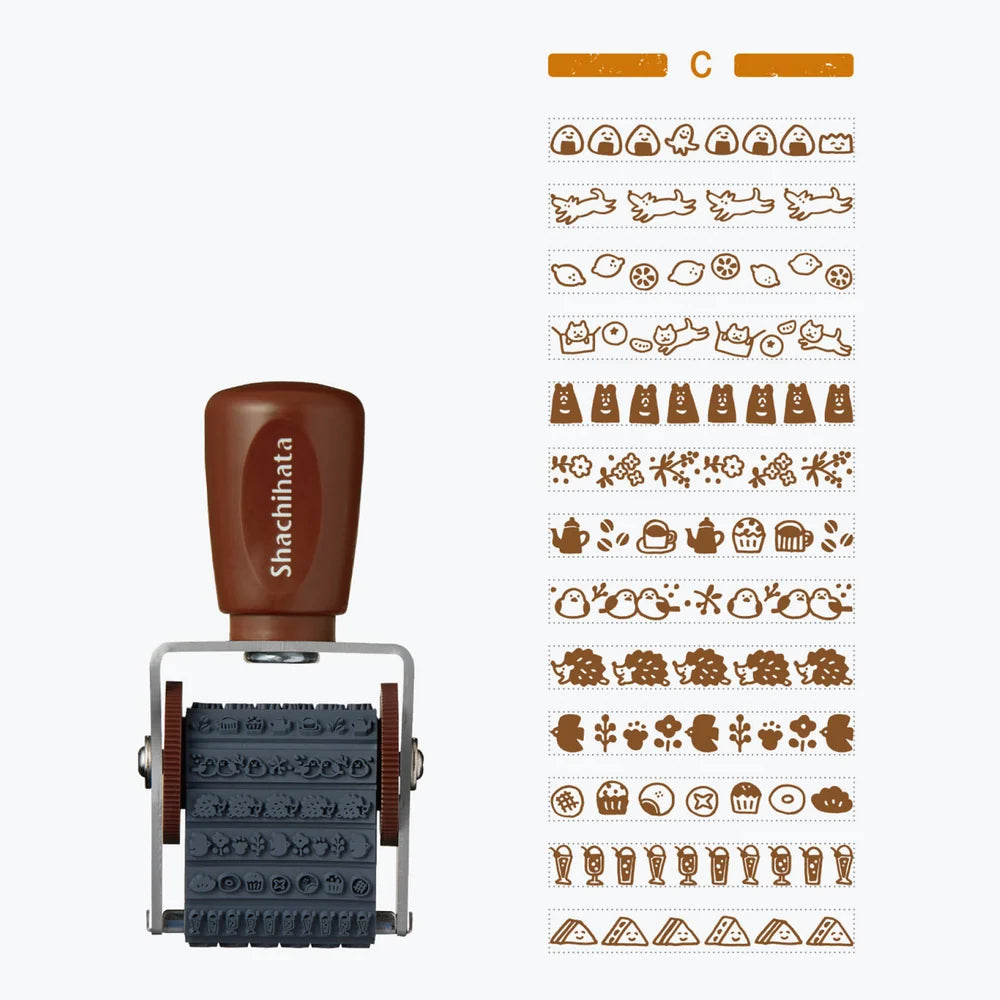 Shachihata Rotating Stamp - Food