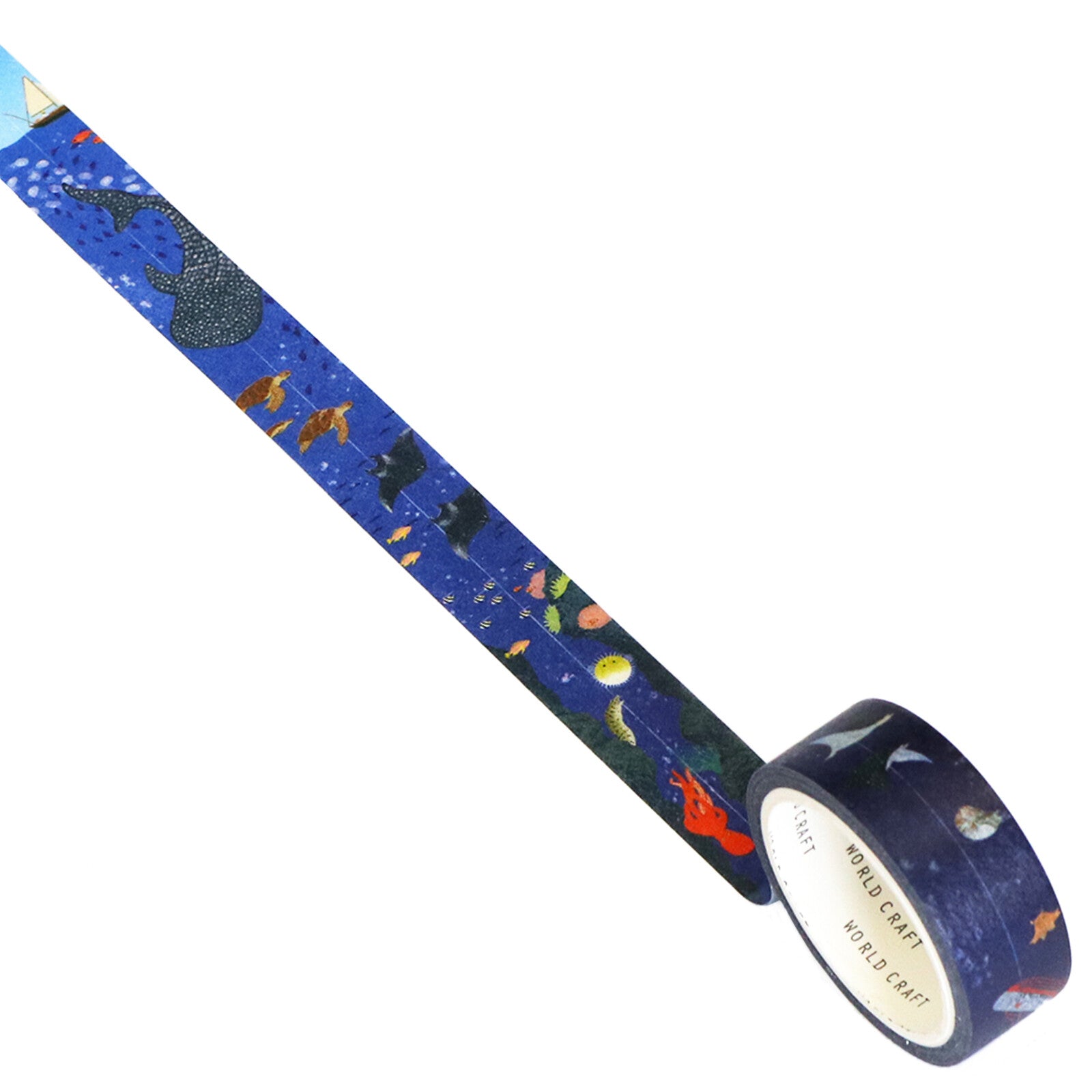 World Craft Washi Tape - Undersea Story (Vertical Series)