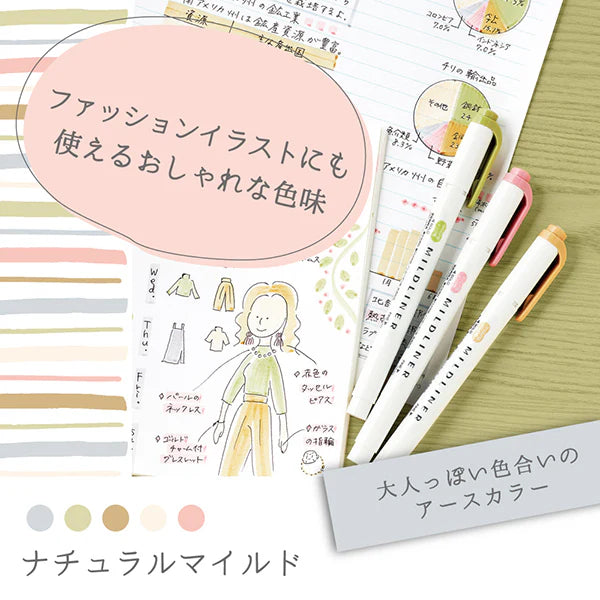 Zebra Mildliner Highlighter Set
