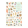 Midori Yuru Log Decoration Sticker - Animal