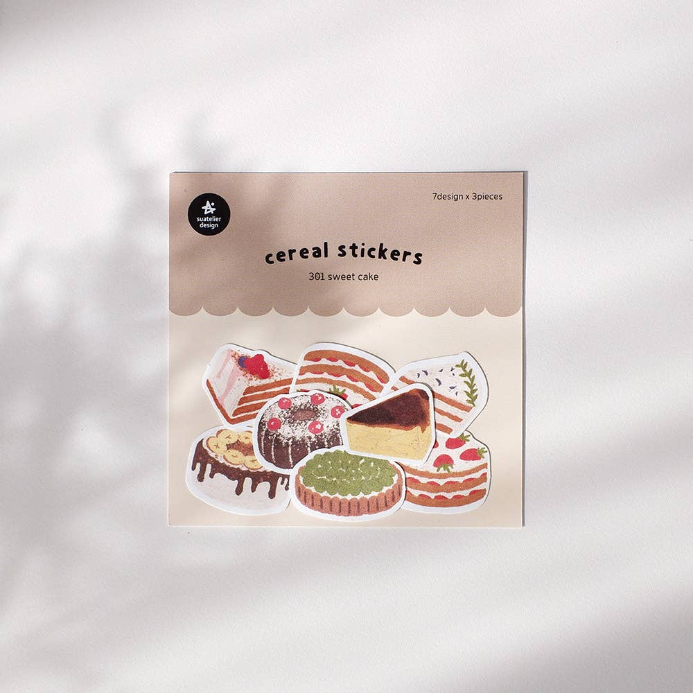 Suatelier Design Cereal Stickers - 301 Sweet cake