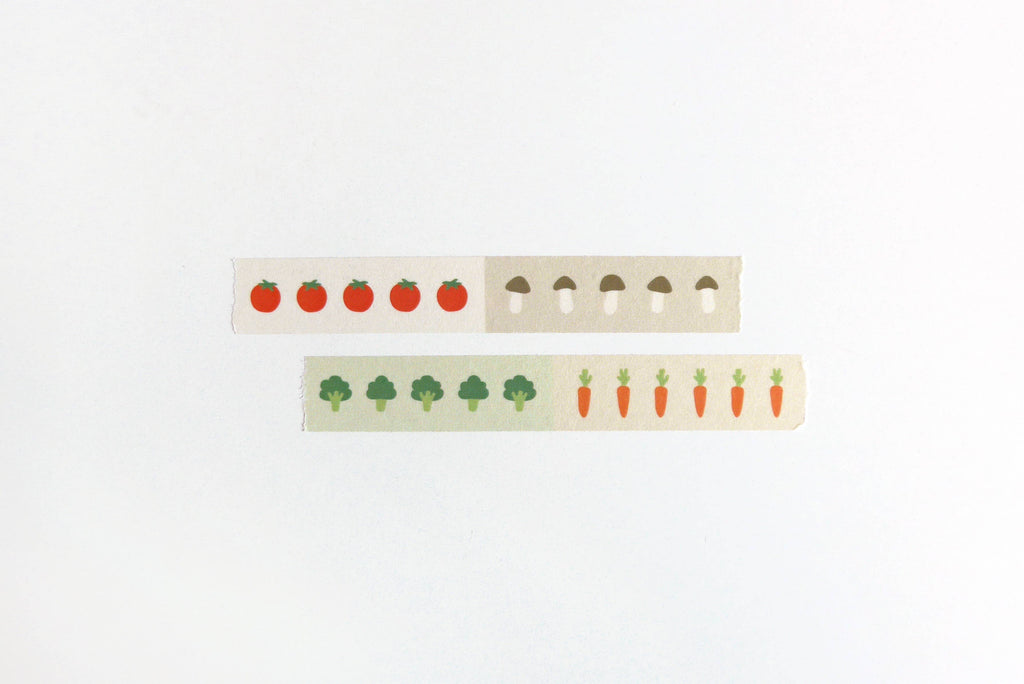 Suatelier Design Washi Tape - Vegetable Illust.04
