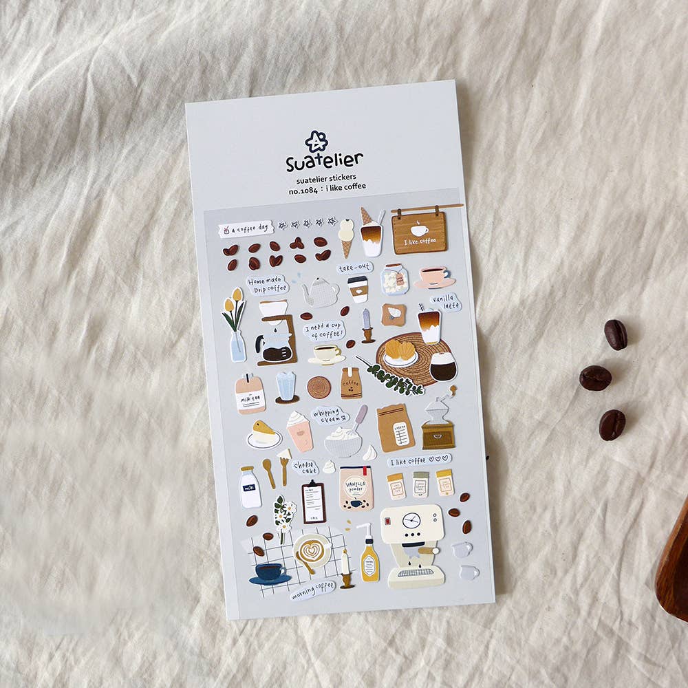 Suatelier Design Daily Deco Stickers - 1084 I like Coffee