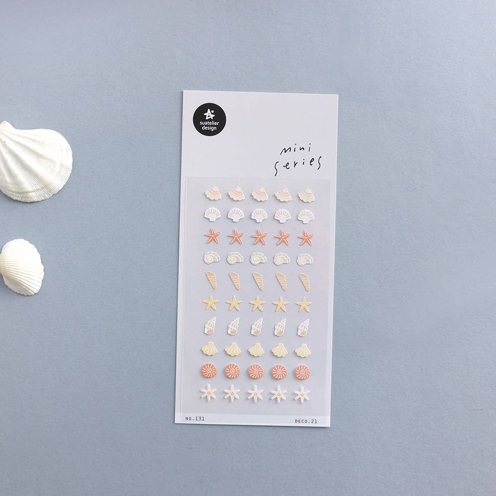 Suatelier Design Mini Series Stickers - Shells Deco.21