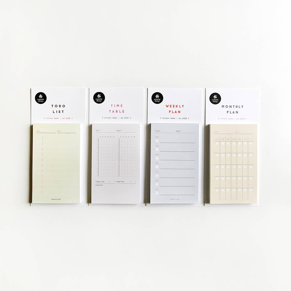 Suatelier Design Memo - Monthly Plan