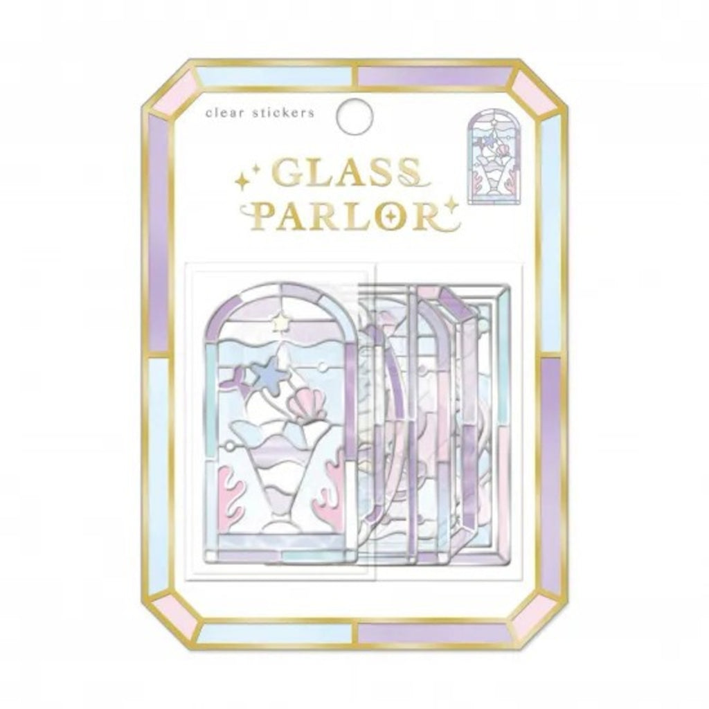 Q-Lia Glass Parlor Clear Stickers - Mermaid Parfait