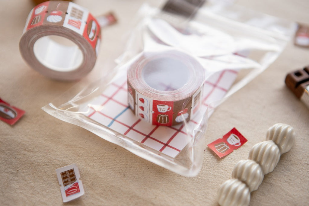 Ours Mini Label Stickers Roll - Afternoon tea time (sample size)