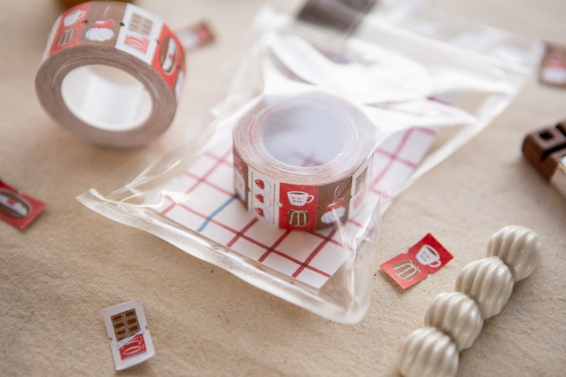 Ours Mini Label Stickers Roll - Afternoon tea time (sample size)