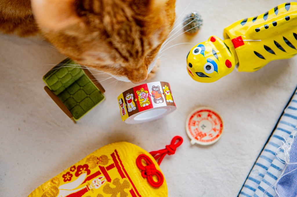 Ours Mini Label Stickers Roll - Little Lucky Friends (sample size)