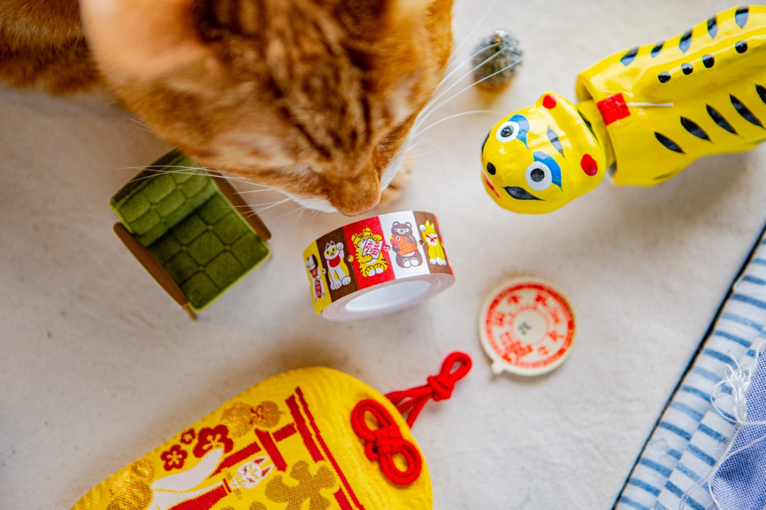 Ours Mini Label Stickers Roll - Little Lucky Friends (sample size)